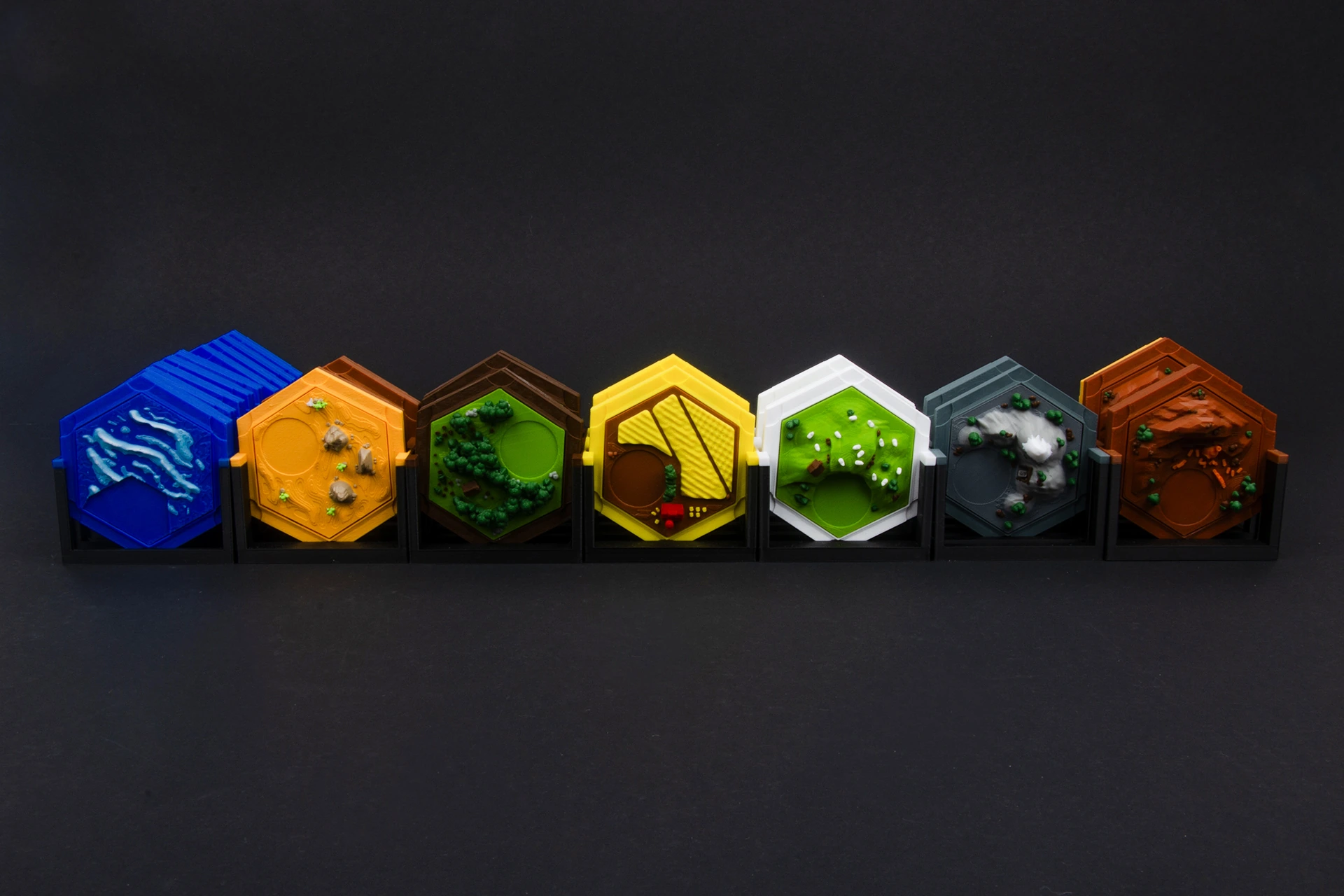 DELUXE Settler of Catan 3D upgrade kit for 3-4 players (sturdy hard plastic box) — photo 8