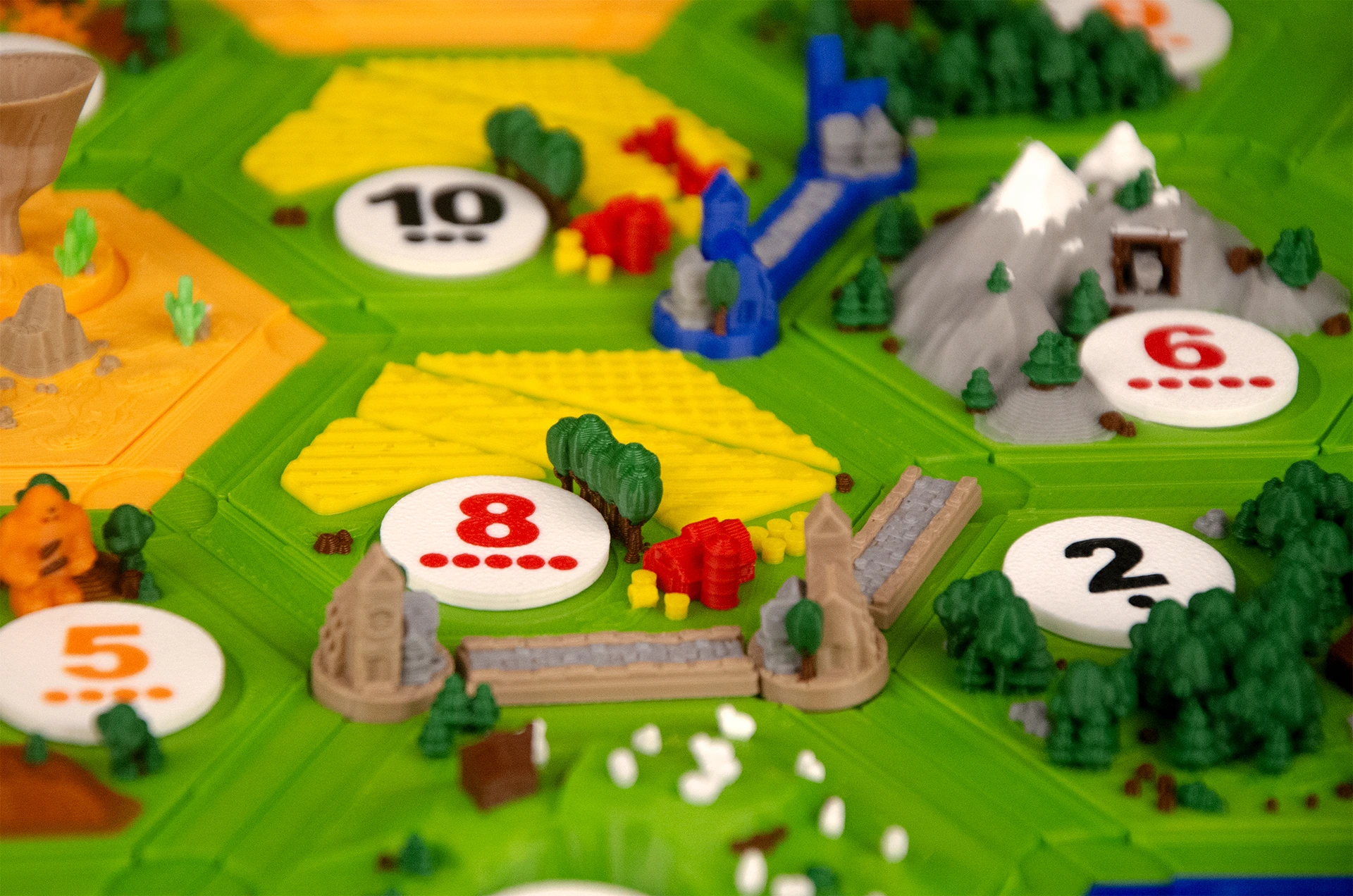 Limited Edition Meadow Green Catan 3D Upgrade Kit (3-6 Players) — photo 6