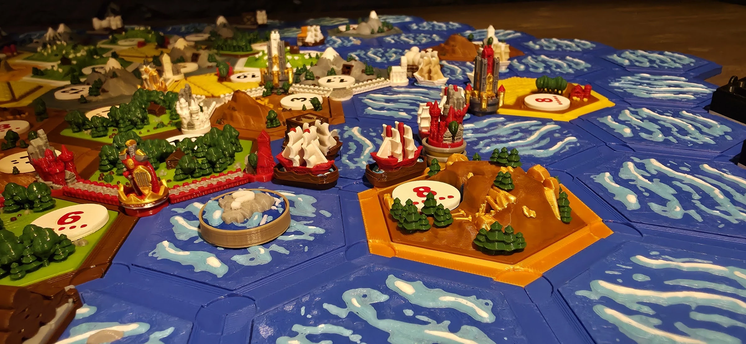 SEAFARERS + Cities&Knights + Base game Catan Upgrade Deluxe 3D Set (3-6 Players) — photo 8